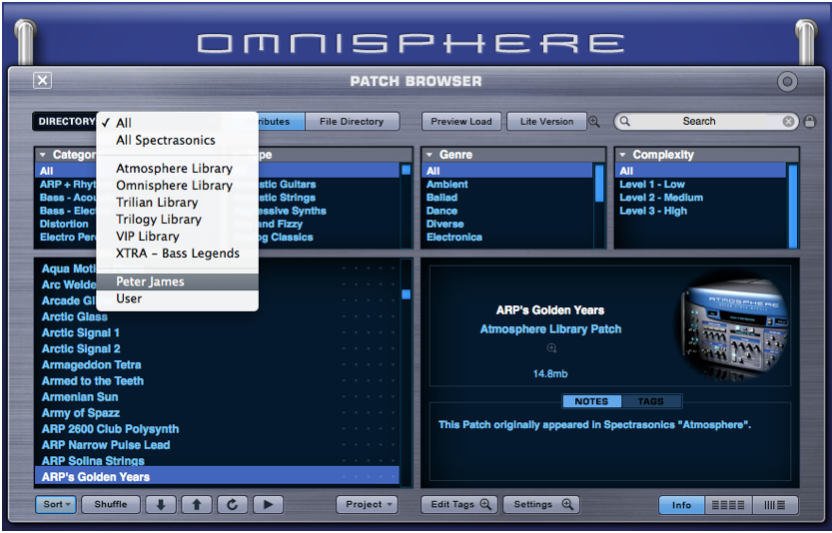 cant find the omnisphere dll